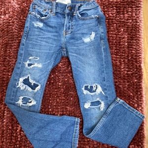 Boy Abercrombie kids skinny jeans 7/8